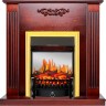 Royal Flame Каминокомплект Lumsden - Махагон коричневый антик с очагом Fobos FX M Brass